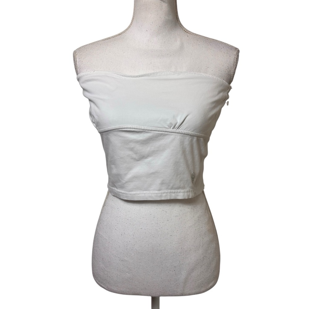 FREE PEOPLE MOVEMENT WOMEN WHITE TUBE TOP SIZE LARGE